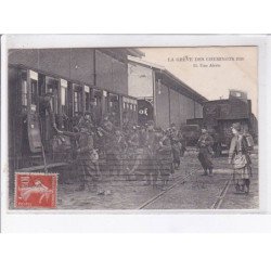 PARIS: la grève des cheminots 1910 - n°11 une alerte, chemin de fer - très bon état