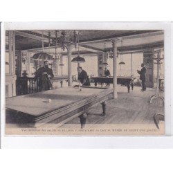 PARIS: vue intérieure des salles de billards et restaurant du café du musée de cluny rive gauche - très bon état