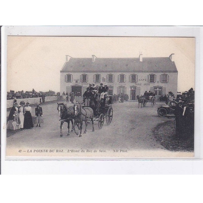 LA POINTE DU RAZ: l'hôtel du raz de sein - très bon état