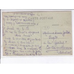 CHATEAUNEUF-du-FAOU: la procession jeunes femmes et jeunes filles portant les insignes religieux - très bon état