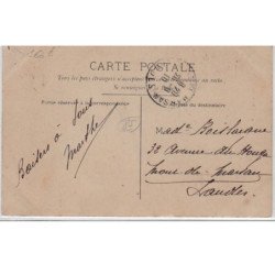 LES SABLES D'OLONNES : CARTE PHOTO - Famille à la plage - Très bon état