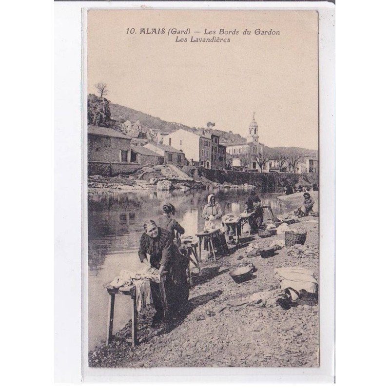ALAIS: les bords du gardon, les lavandières - très bon état