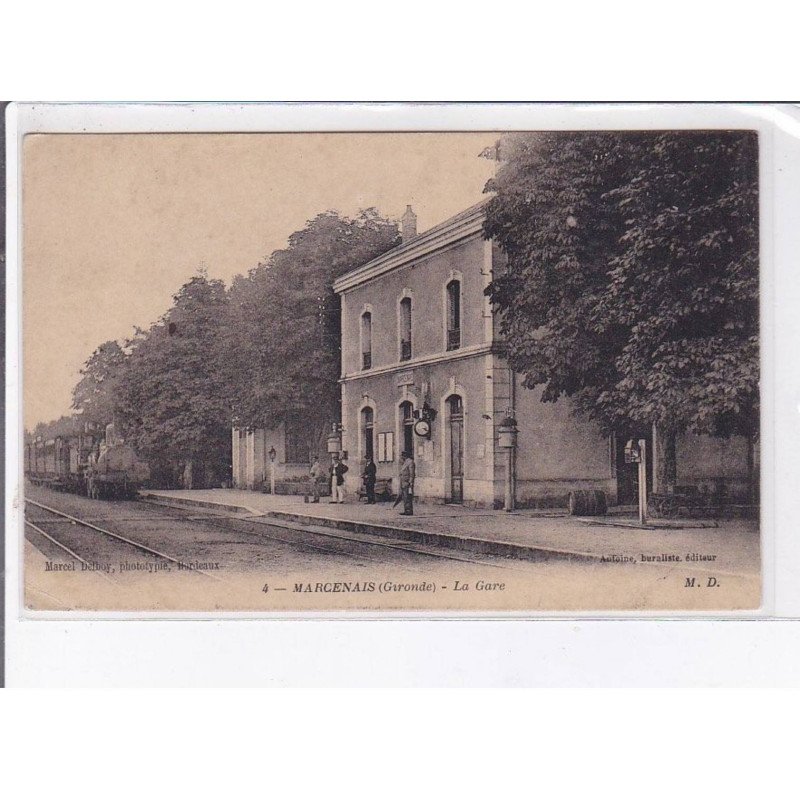 MARCENAIS: la gare - état
