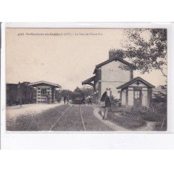 SAINT-GERMAIN-EN-COGLES: la gare de l'ouest etat - très bon état