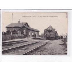 SAINT-GENOUPH: la gare ligne de tours à nantes - très bon état