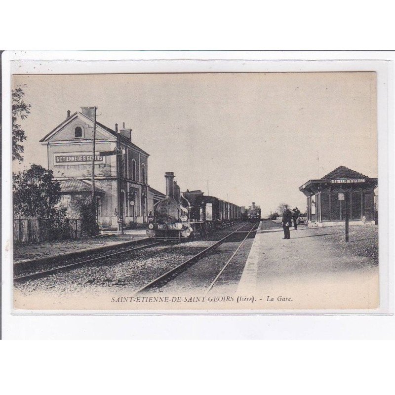 SAINT-ETIENNE-de-SAINT-GEOIRS: la gare - très bon état