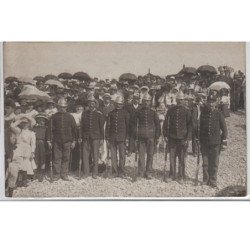 CAYEUX SUR MER : CARTE PHOTO - Militaires - Très bon état