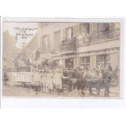 SAINT-ETIENNE: char des mineurs fête du 6 mars 1910 - très bon état