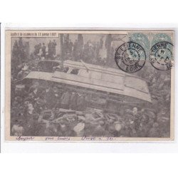 SAINT-ETIENNE: accident de tramways du 13 janvier 1907 - très bon état