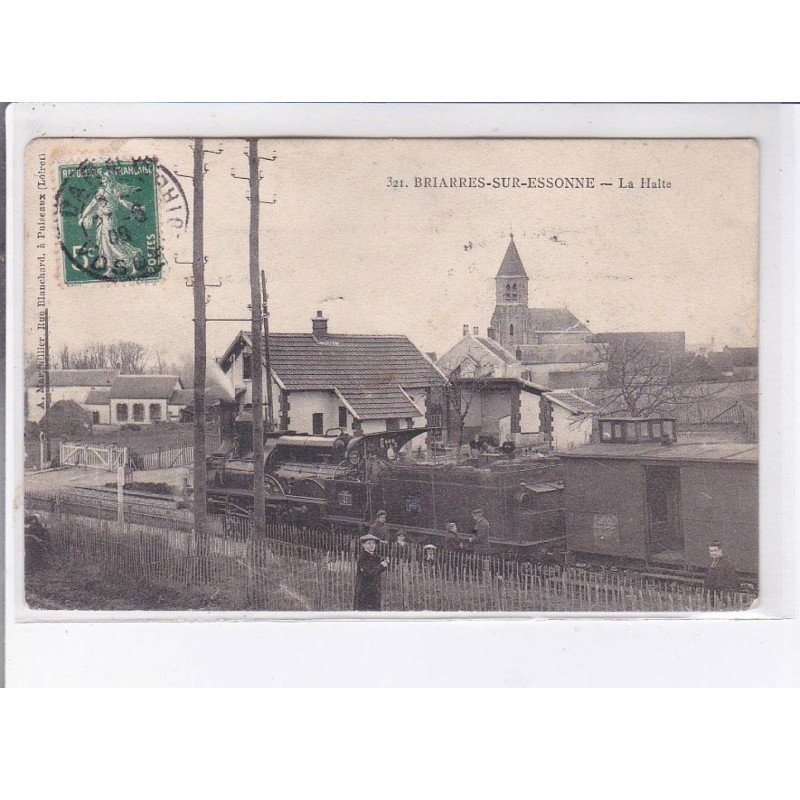 BRIARRES-sur-ESSONNE: la halte - état