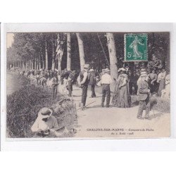 CHALONS-sur-MARNE: concours de pêche du 2 août 1908 - très bon état