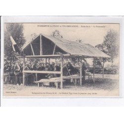 DOMMARTIN-le-FRANC et VILLEMBLAISOIS: école de tire "la fraternelle" inauguration du champ de tire - très bon état