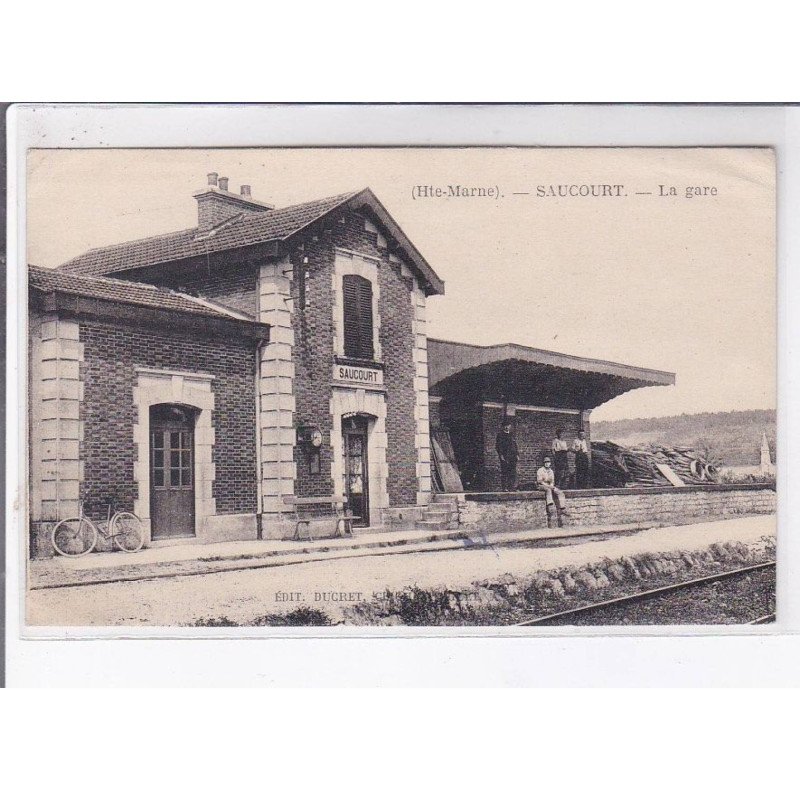 SAUCOURT: la gare - état