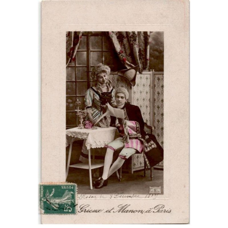 COMPOSITEUR: Jules Massenet, Grieux et Manon à paris - très bon état