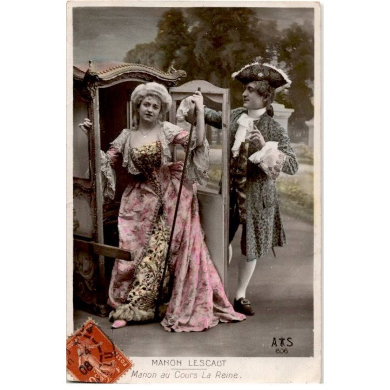 COMPOSITEUR: Jules Massenet, Manon Lescaut manon au cours La Reine - très bon état