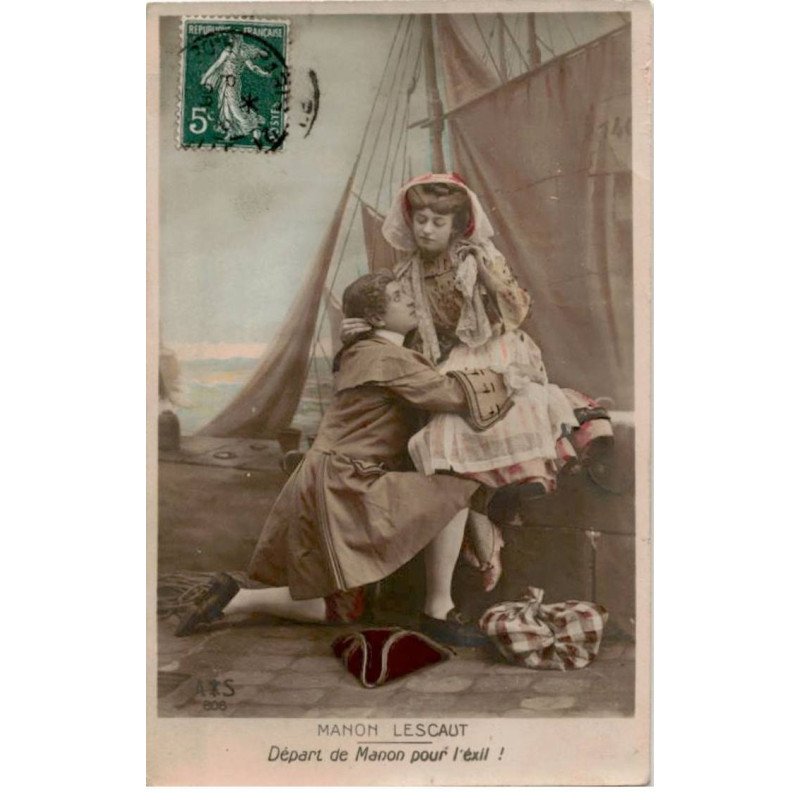 COMPOSITEUR: Jules Massenet, Manon Lescaut départ de manon pour l'exil! - très bon état