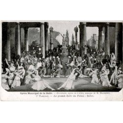 COMPOSITEUR: Jules Massenet, opéra municipal de la gaïté Hérodiade opéra en 4 actes 7e tableaux - bon état