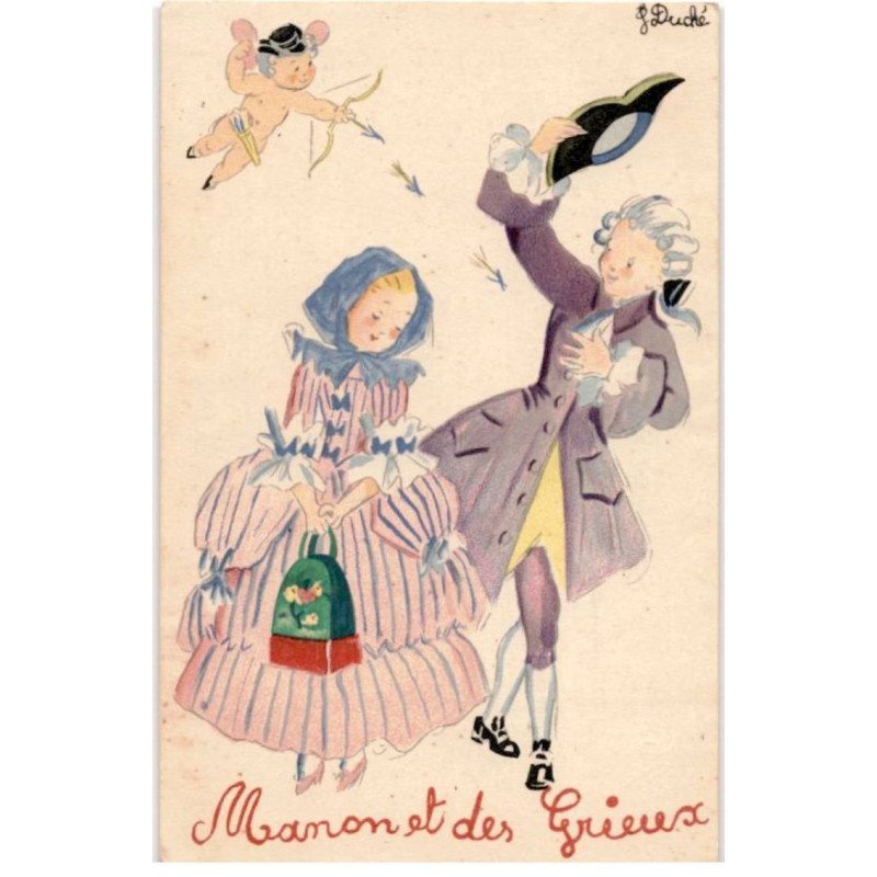 COMPOSITEUR: Jules Massenet, Manon et des Grieux - très bon état