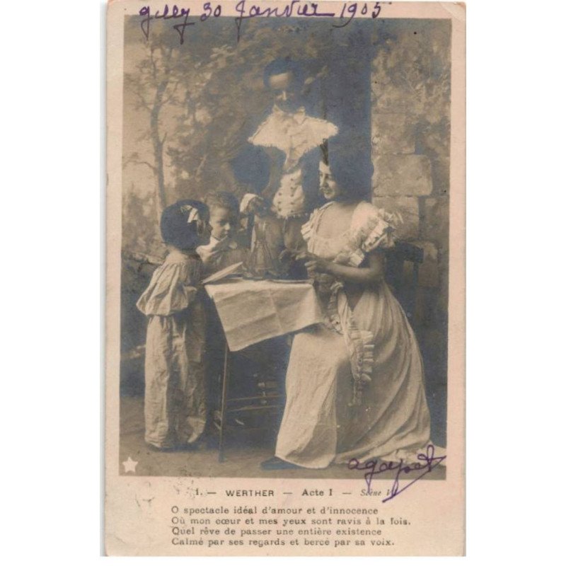 COMPOSITEUR: Jules Massenet, Werther, acte I - bon état