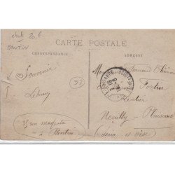 PANTIN : CARTE PHOTO Commerce de Vins et Liqueurs - Etat