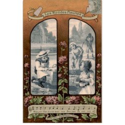 MUSIQUE: les rondes fleuries, mon joli château vert - très bon état