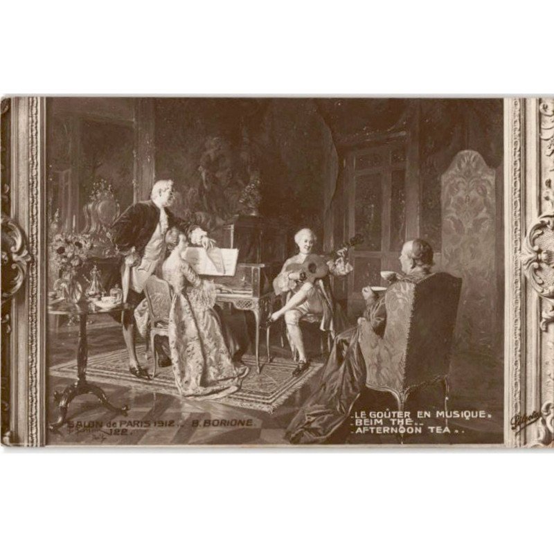 MUSIQUE: le goûter en musique beim the afternoon tea, salon de paris B. Borionne - très bon état