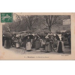 BRACIEUX : le marché au Beurre vers 1910 - très bon état