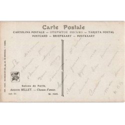 MUSIQUE: salon de paris Auguste Bellet chanson d'amour - très bon état