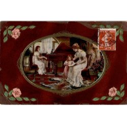 MUSIQUE: scène de piano - état