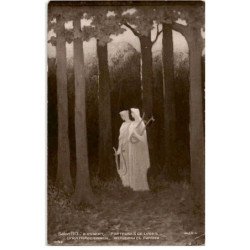 MUSIQUE: salon 1913 A. Osbert porteuses de lyres - très bon état