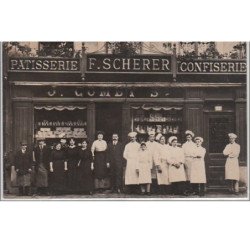 BELFORT : CARTE PHOTO - F. Scherer pâtisserie-confiserie - Très bon état