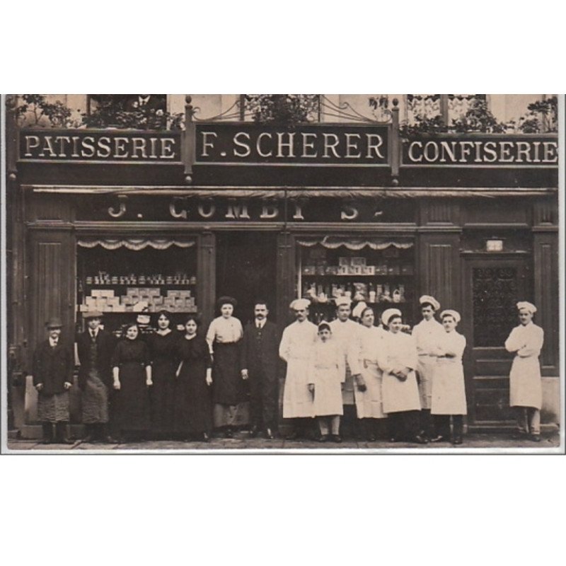BELFORT : CARTE PHOTO - F. Scherer pâtisserie-confiserie - Très bon état