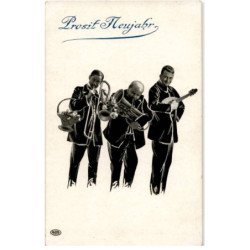 MUSIQUE: prost neujahr, musiciens - très bon état