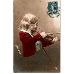 MUSIQUE: enfant, violon - bon état