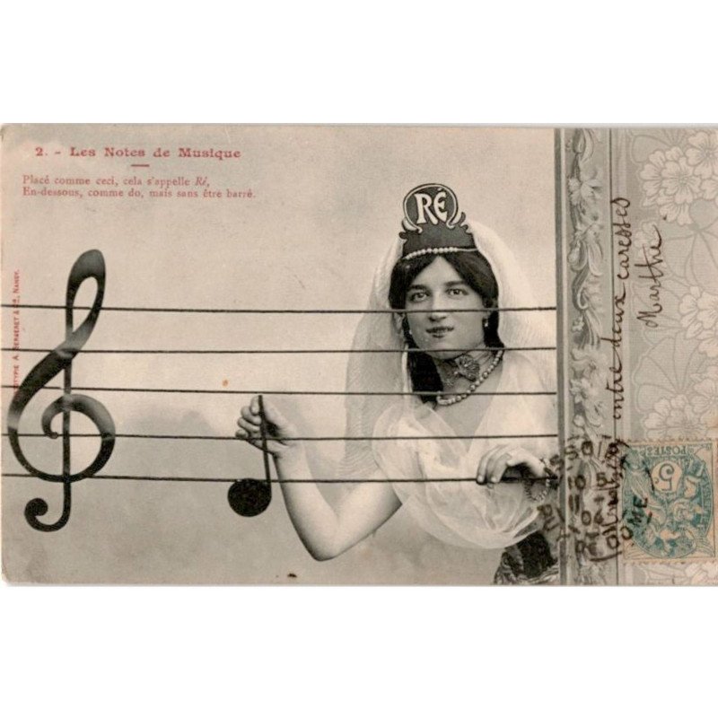 MUSIQUE: les notes de musique - très bon état