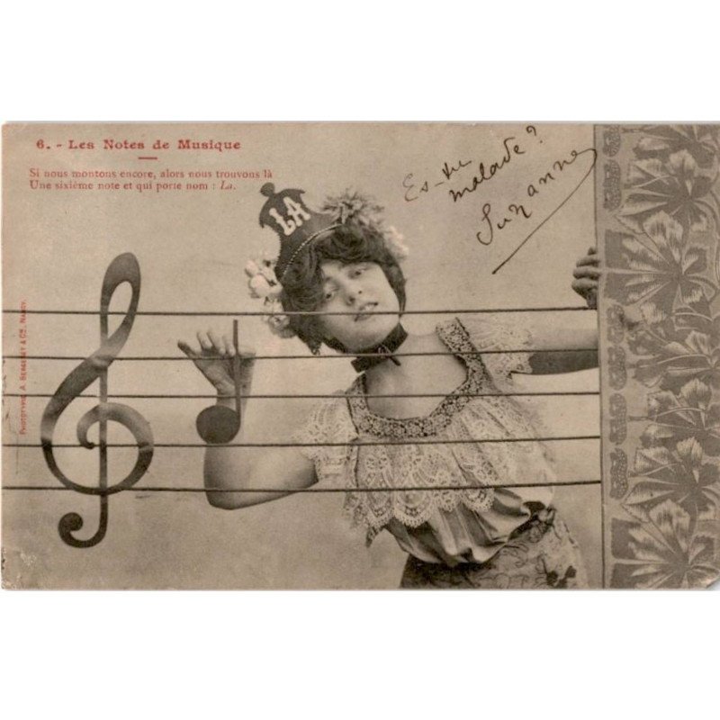 MUSIQUE: les notes de musique - très bon état