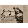 MUSIQUE: les notes de musique, vient la troisème ligne, ah! - très bon état