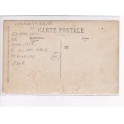 VALDAMPIERRE - carte photo - Mariage de grevistes le 10 Mai 1909 - très bon état