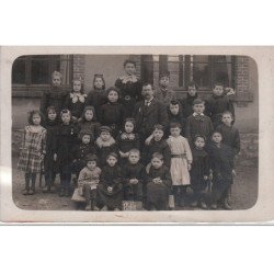 BUHY : CARTE PHOTO Photo de Classe - très bon état