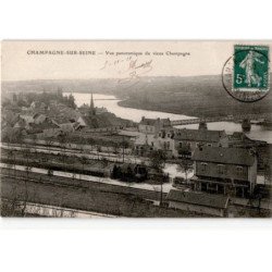 CHAMPAGNE-sur-SEINE: vvue panoramique du vieux champagne - état