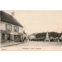 CHAMPEAUX: la place, le monument - état bon état