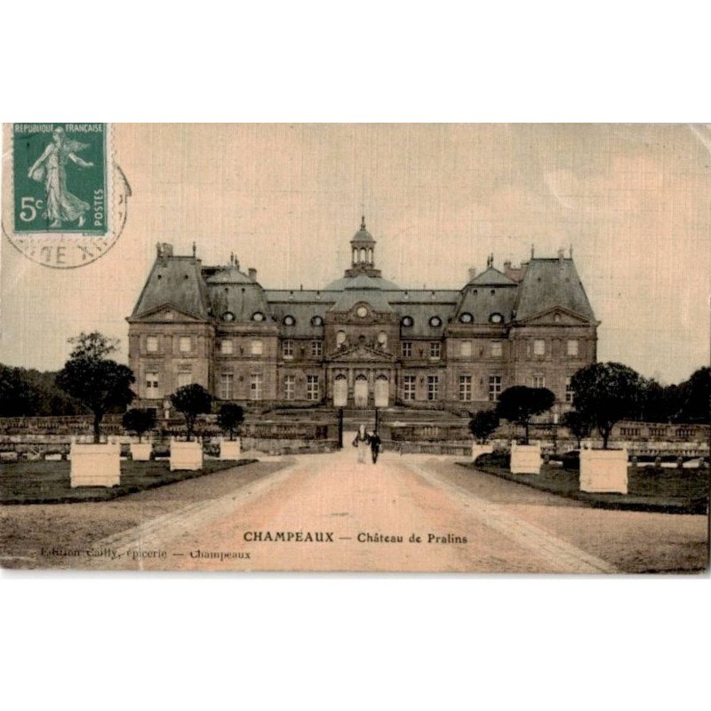 CHAMPEAUX: château de pralins - état bon état