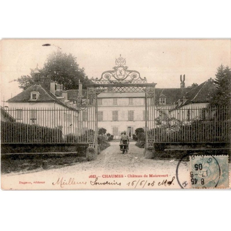 CHAUMES: château de maurevert - très bon état