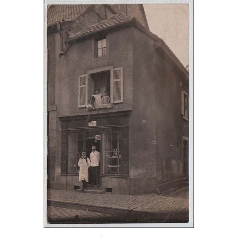 EINSISHEIM : CARTE PHOTO - Coiffeur Léo Beck - très bon état