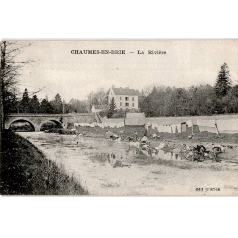 CHAUMES-en-BRIE: la rivière - très bon état