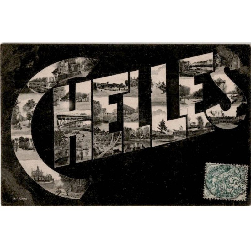 CHELLES: plusieurs vues de chelles - très bon état