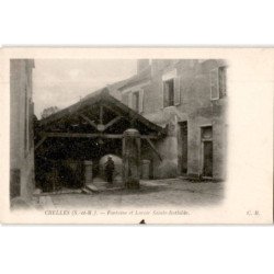 CHELLES: fontaine et lavoir sainte-bathilde - très bon état