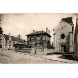 COUILLY: aubry, tabac, nouv. l'école des filles et l'église - très bon état