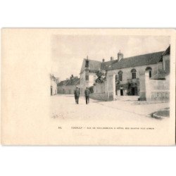 COUILLY: rue de coulommiers et hôtel des quatre fils aymon - très bon état