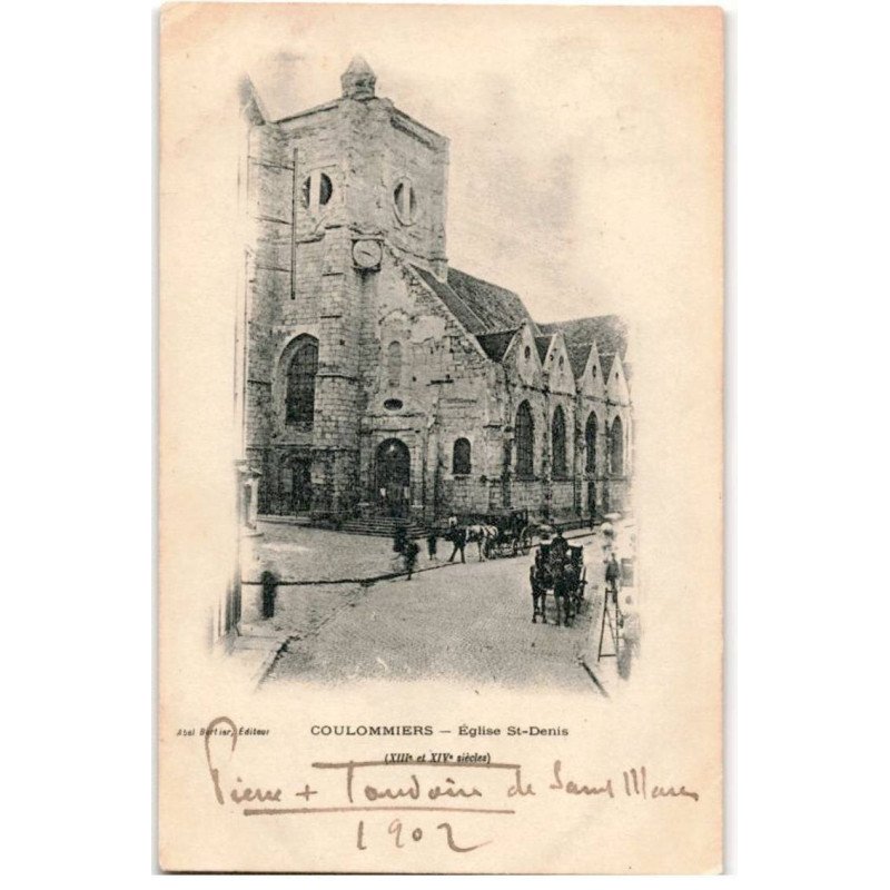 COULOMMIERS: église saint-denis - très bon état